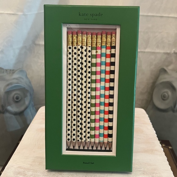 **SOLD On Mercari** Kate Spade Dot The I's Pencil Set - Picture 1 of 3
